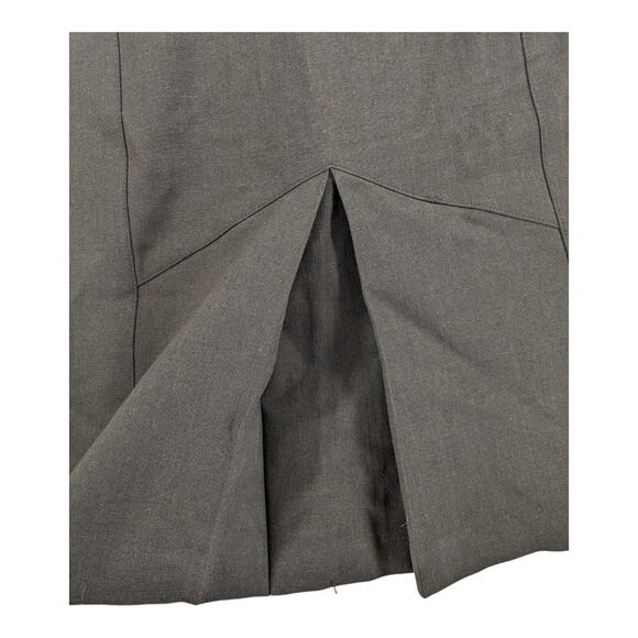 The Limited Stretch Pencil Skirt 4 Brown Side Zip Slit Office Work‎ Formals Mini - Picture 3 of 11